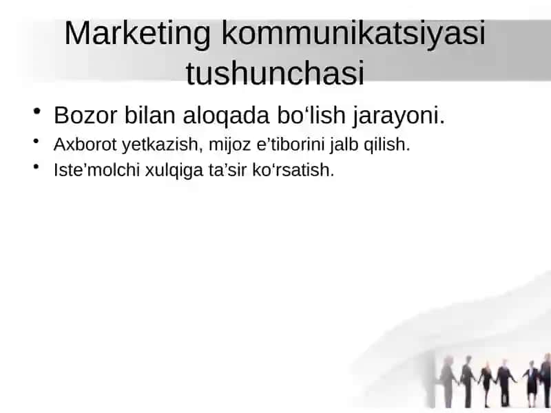 REKLAMA — MARKETING KOMMUNIKATSIYASI VOSITASI SIFATIDA 3