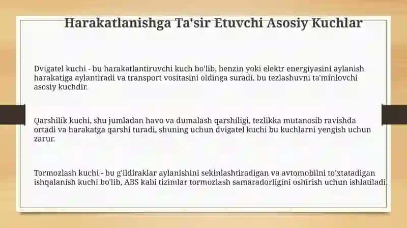 Dvigatel kuchi 3