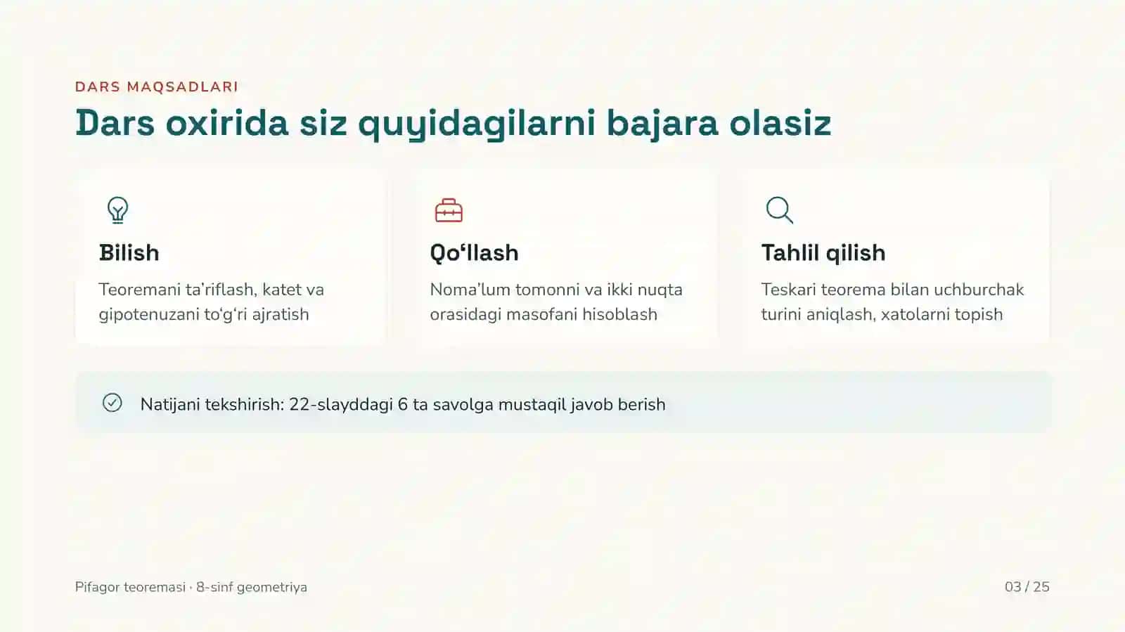 Pifagor teoremasi va uning qo‘llanilishi 3