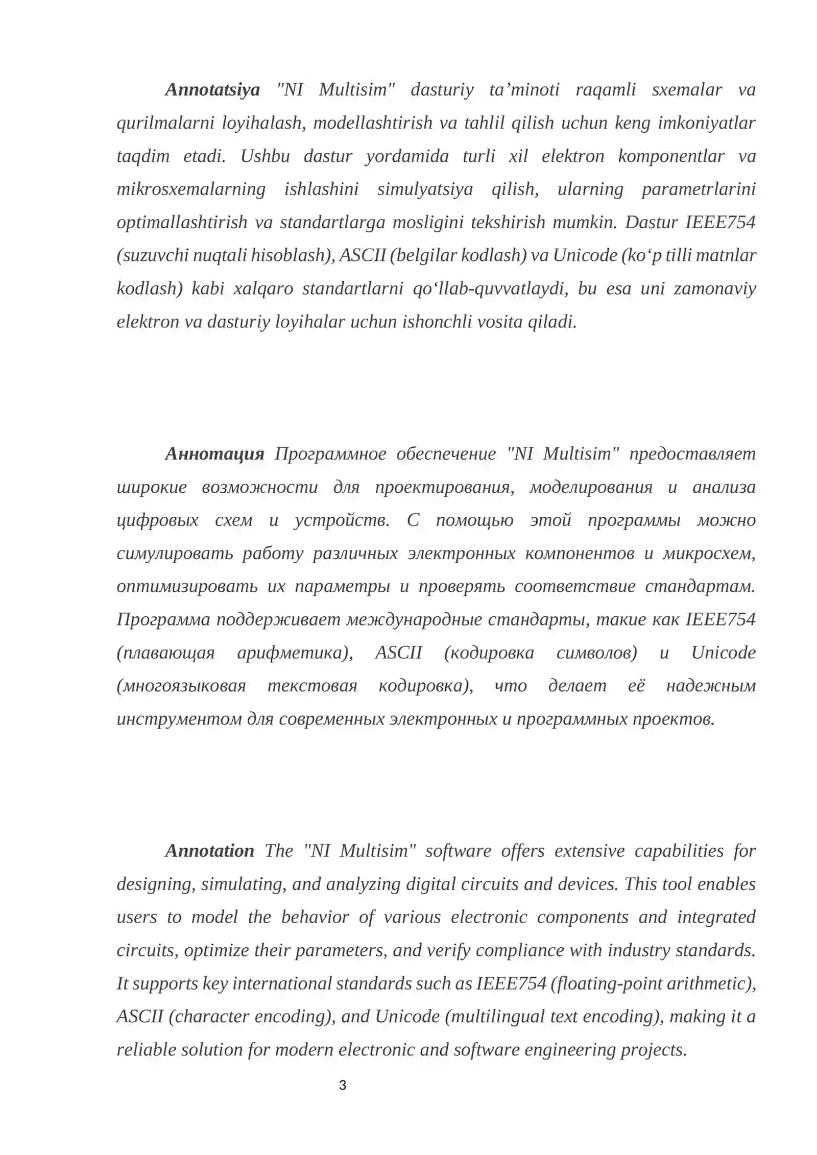 NI Multisim Dasturi 3