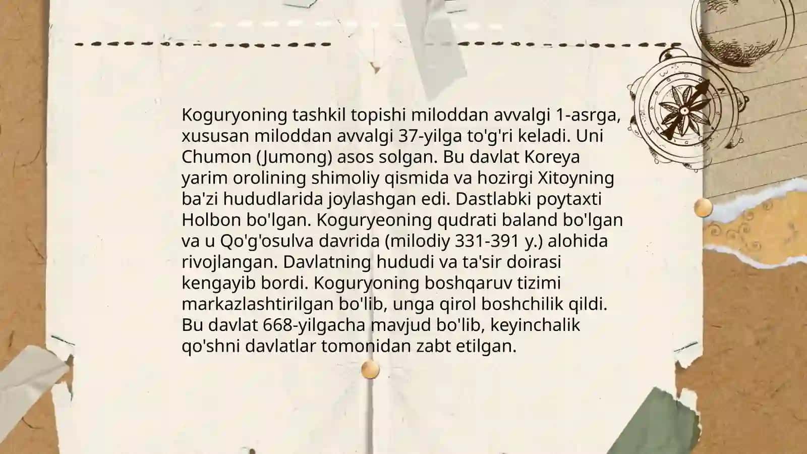 Koguryo davlati va ijtimoiy madaniy hayot 3