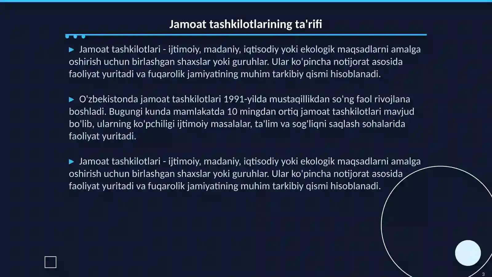 Jamoat tashkilotlari haqida tushuncha 3