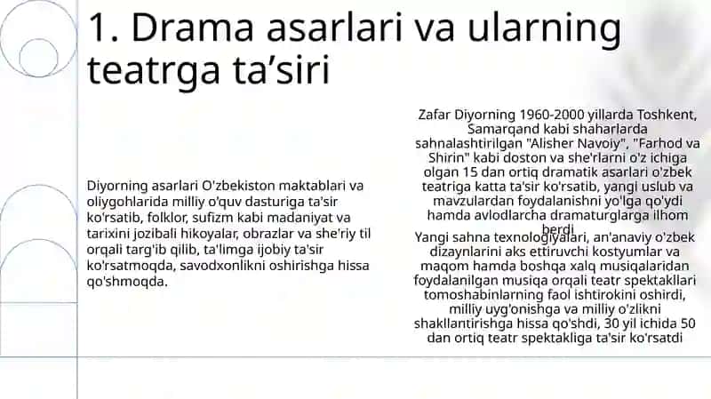 Zafar Diyor ijodi, sheʼriyati dostonlari dramatik asarlarining tarbiyaviy ahamiyati 3
