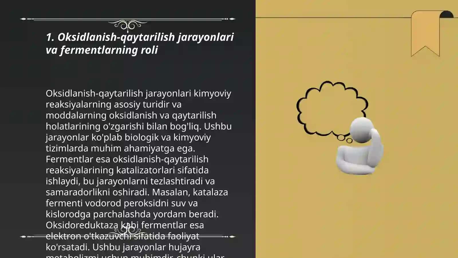 Oksidlanish-qaytarilish jarayonlari va fermentlarning roli 3