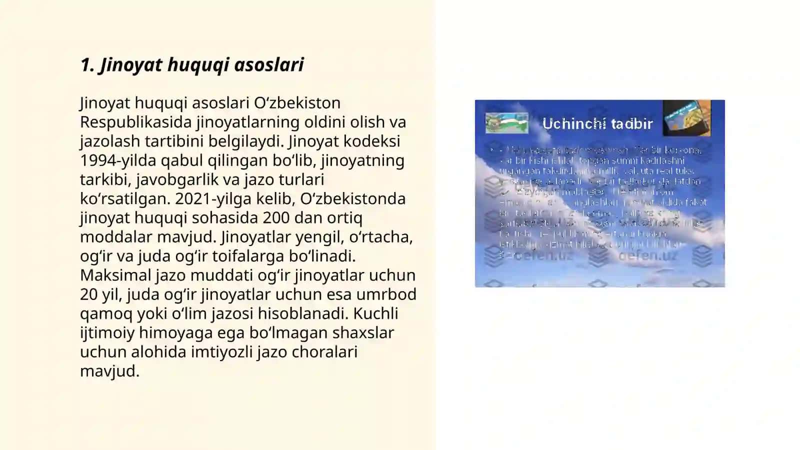Jinoyat va jazo tizimi 3