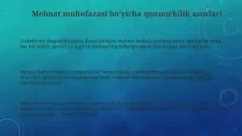 Qishloq xo’jaligi korxonalarida mehnat muhofazasiga oid ishlarni tashkil qilish 3