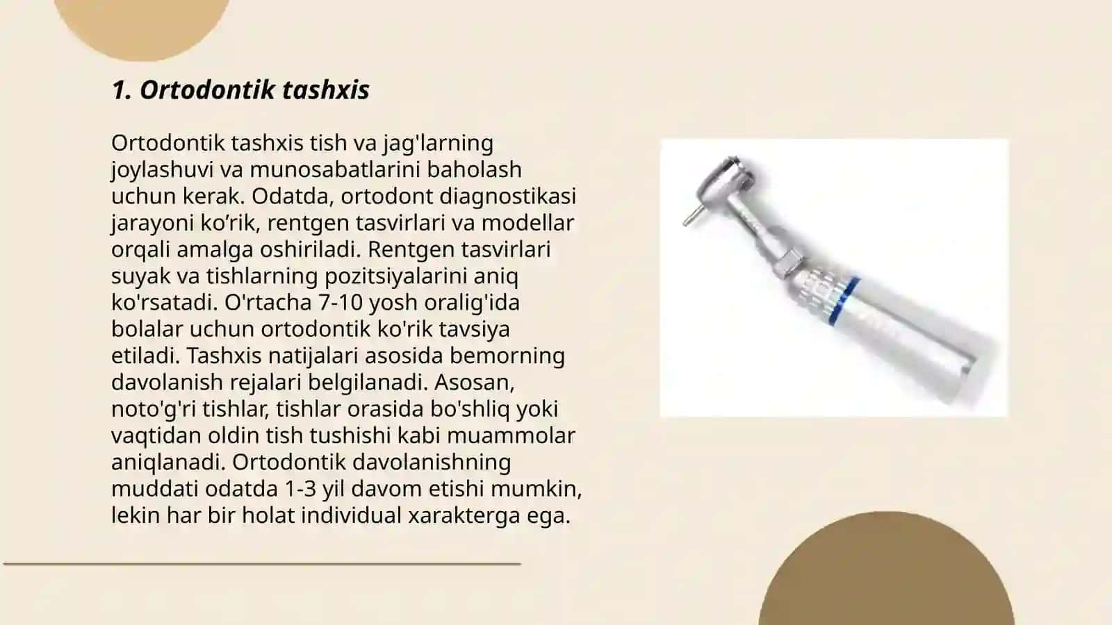 Ortodontik tashxis 3