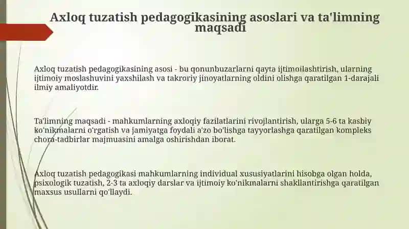 Korreksion pedagogika asoslari.Inkyuziv ta'lim texnologiyasi 3
