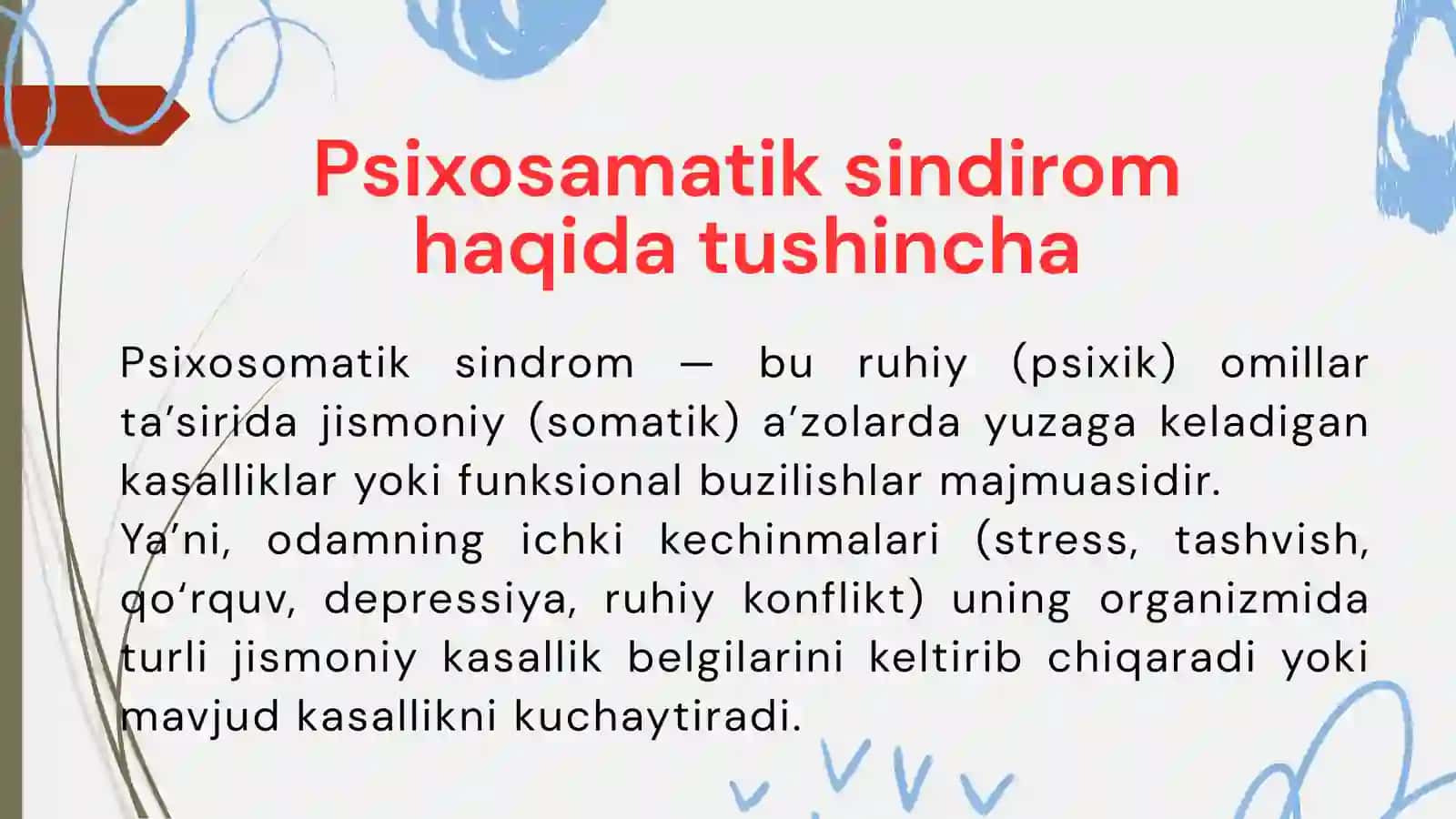 Psixosomatik va Samoti Psixik Buzilishlar 3