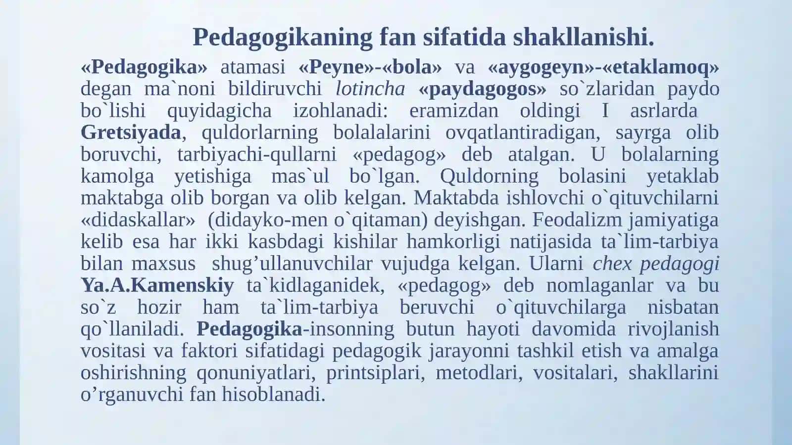 Pedagogika fani va uning maqsad va vazifalari 3