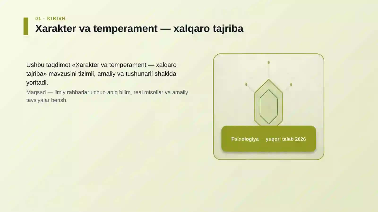 Xarakter va temperament — xalqaro tajriba 3
