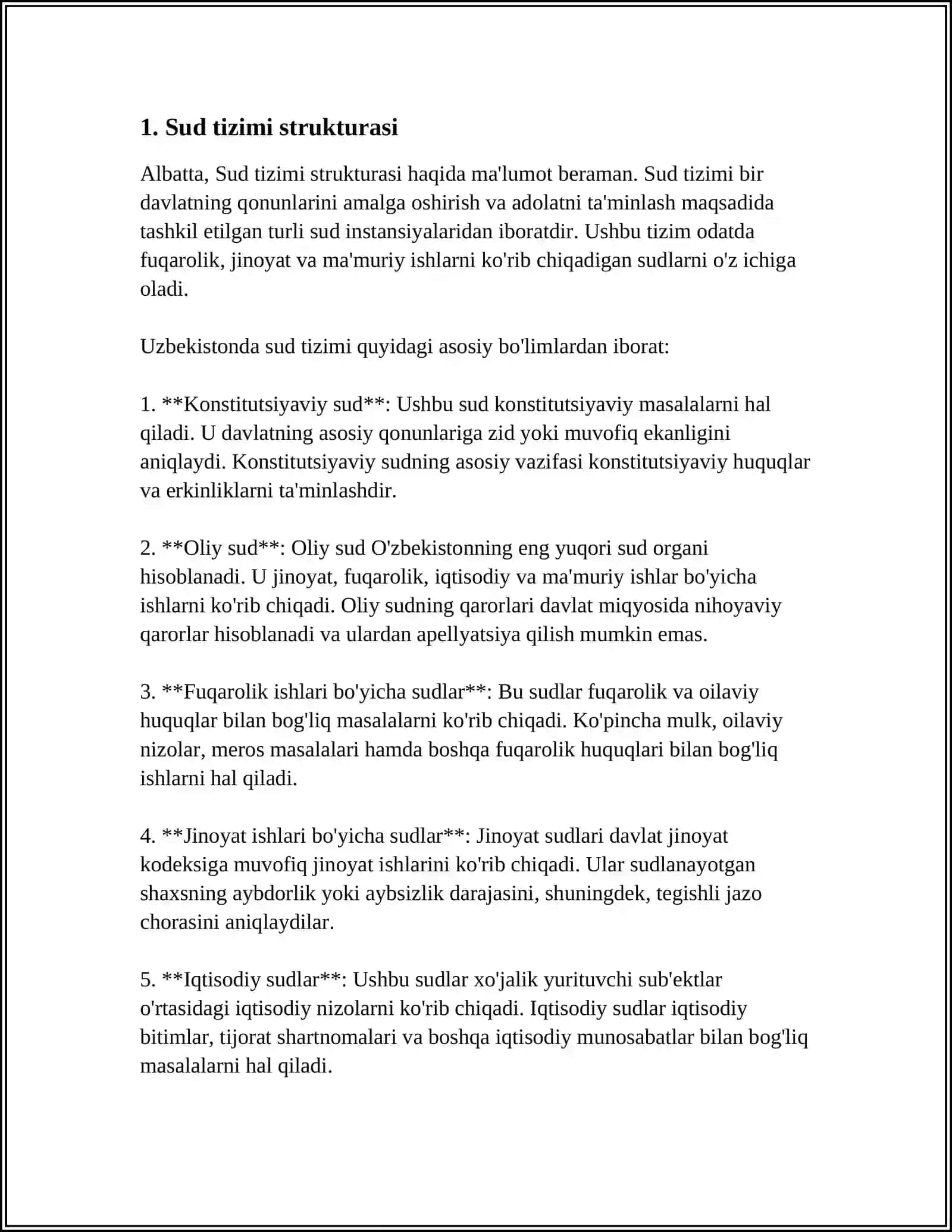 SUD INSTANSIYALARI VA SUDNING YO’NALISHLARI 3