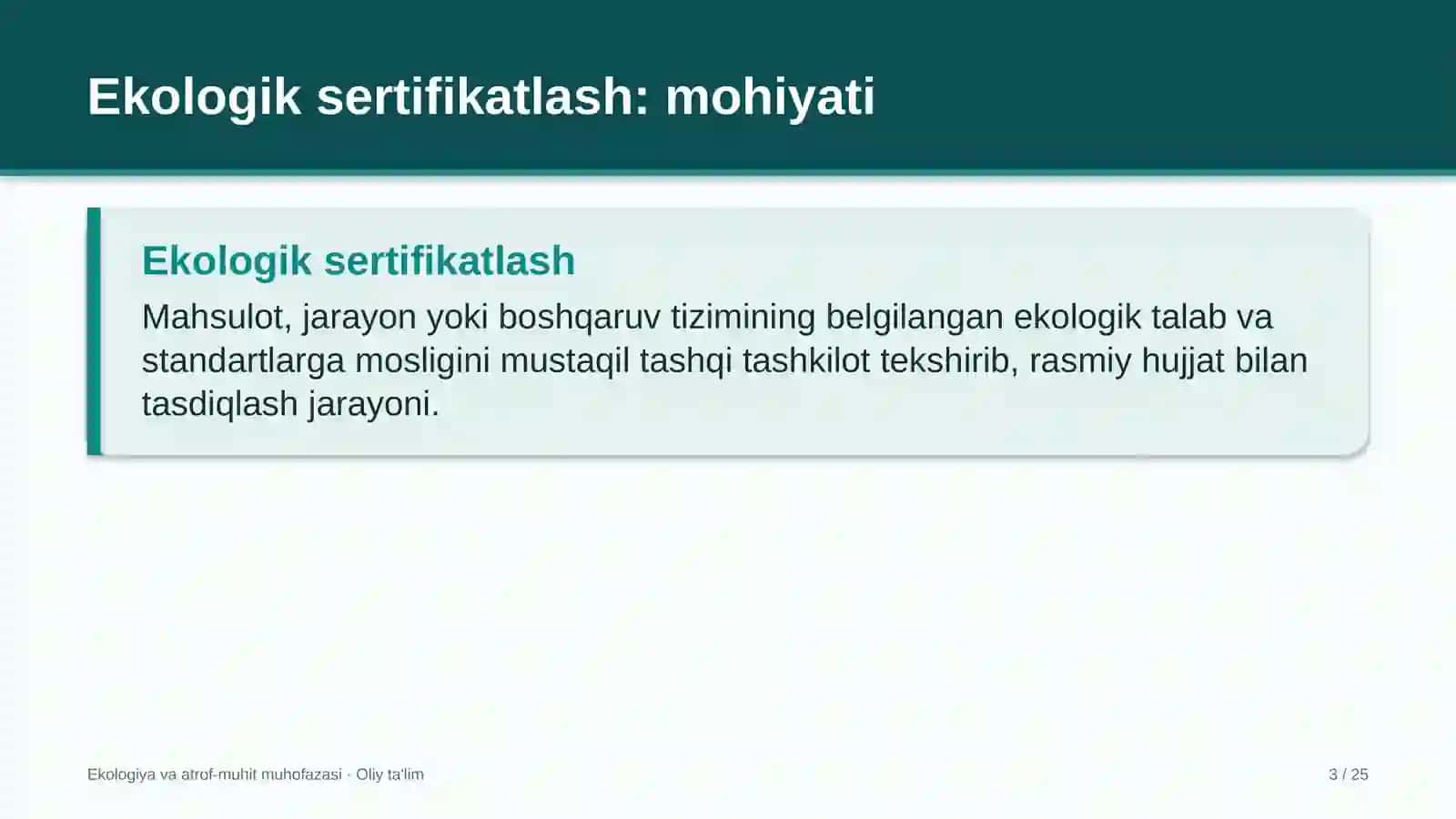 Dezinfeksiya xizmatlarida ekologik sertifikatlash 3