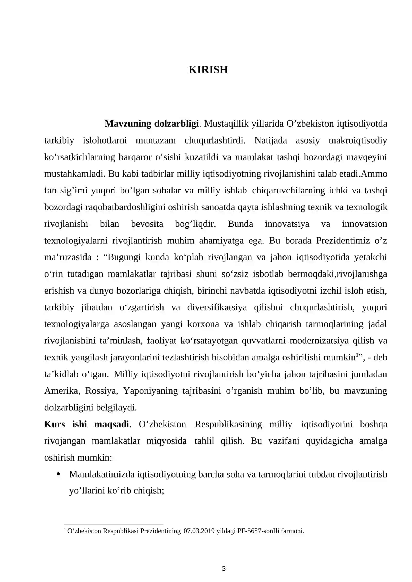 Milliy iqtisodiyot va uning makroiqtisodiy ko’rsatkichlari. 3