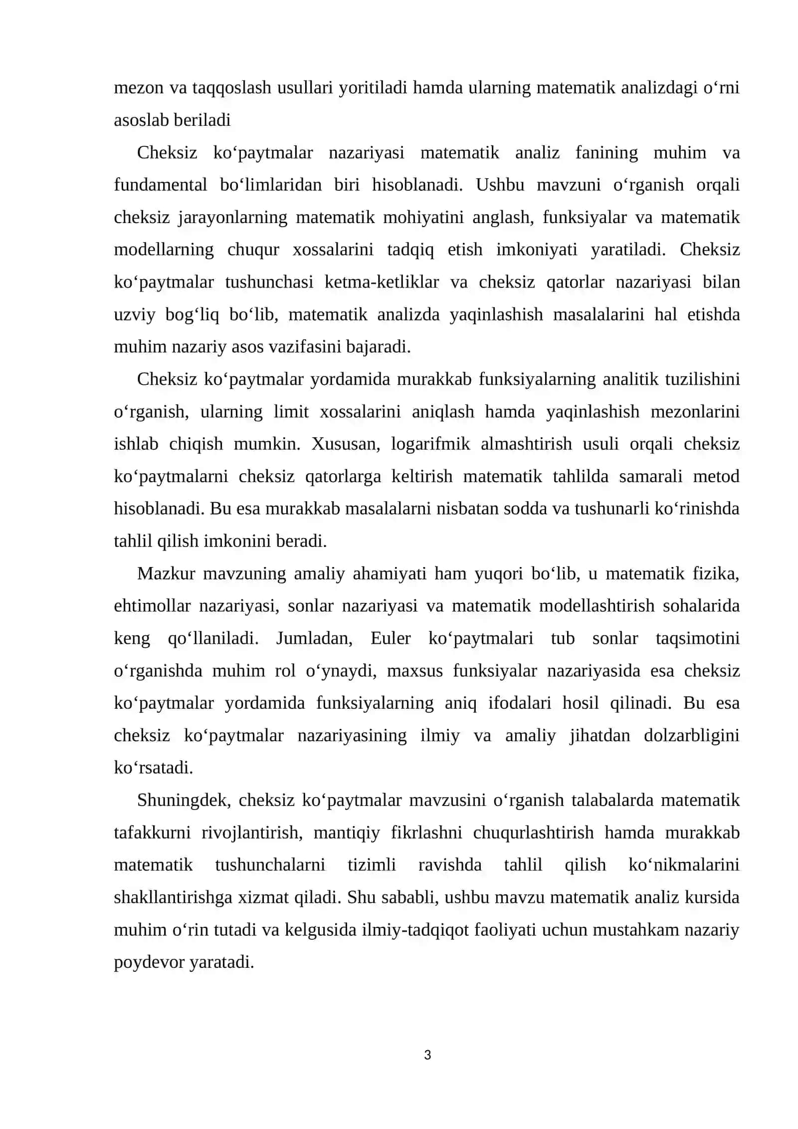 CHEKSIZ KO’PAYTMALAR 3