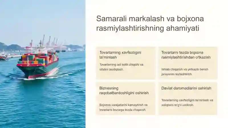 Import qilinadigan iste'mol tovarlarining ayrim turlarini markalash va bojxona rasmiylashtiruvidan o'tkazish tartibini takomillashtirish 3