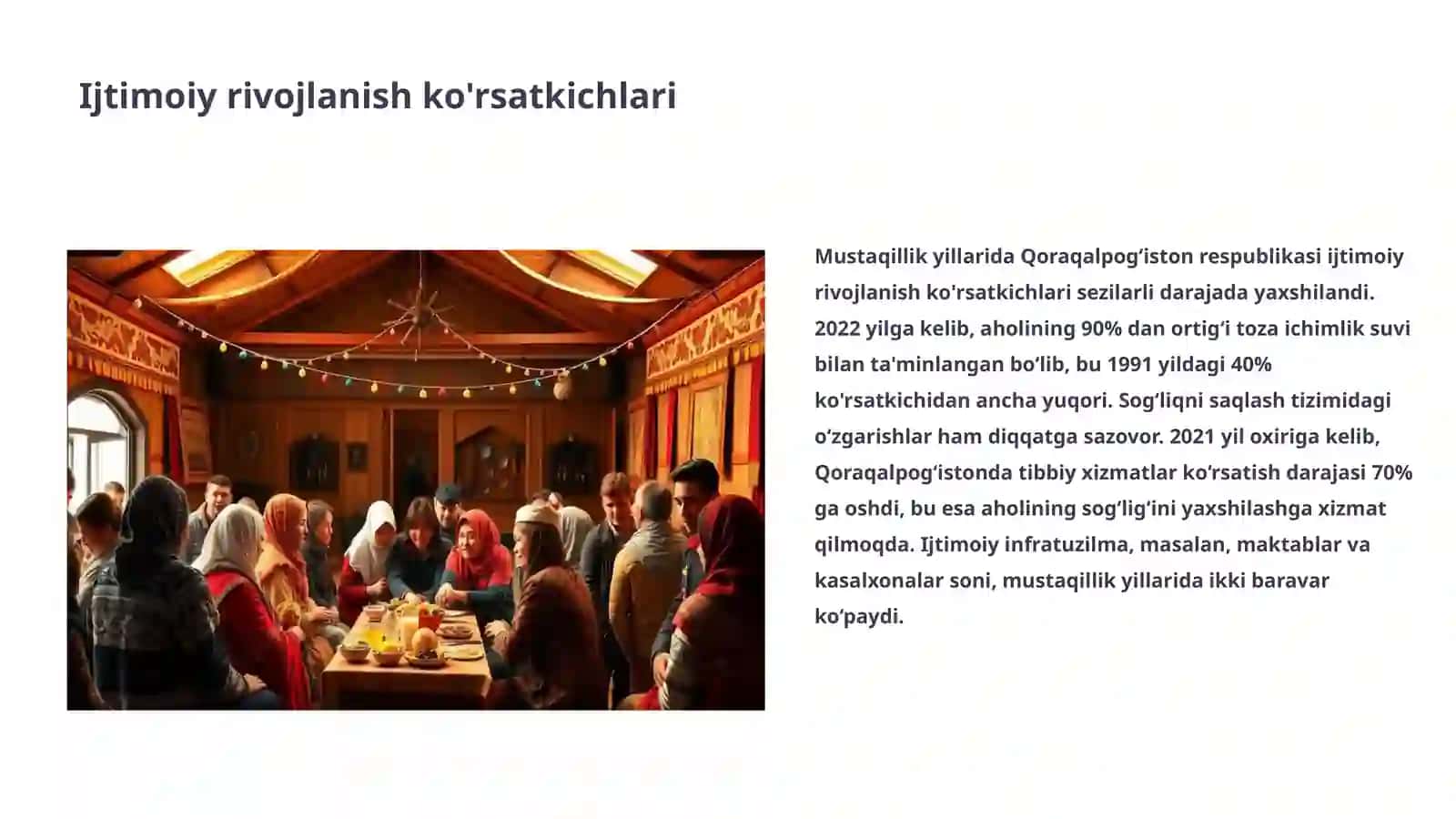 Ijtimoiy rivojlanish ko'rsatkichlari 3