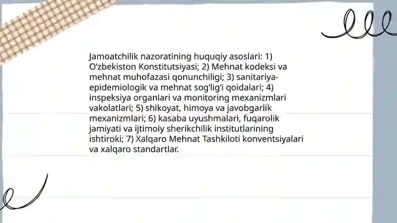 Ish joyida salomatlik va xavfsizlik sohasida jamoatchilik nazorati 3
