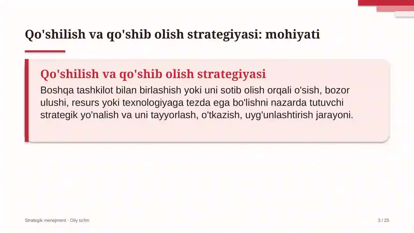 tibbiy sug'urta tizimida qo'shilish va qo'shib olish strategiyasini amalga oshirish 3716 3