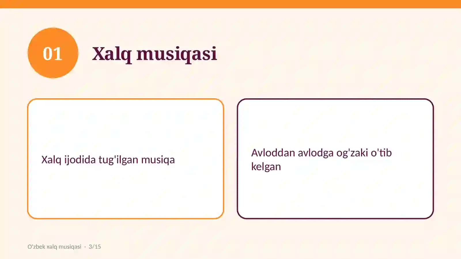 MUSIQA TAQDIMOTI 3