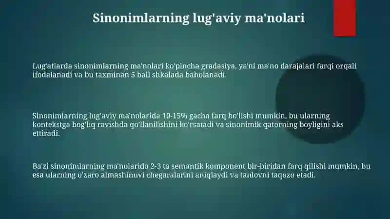 Sinonim 3