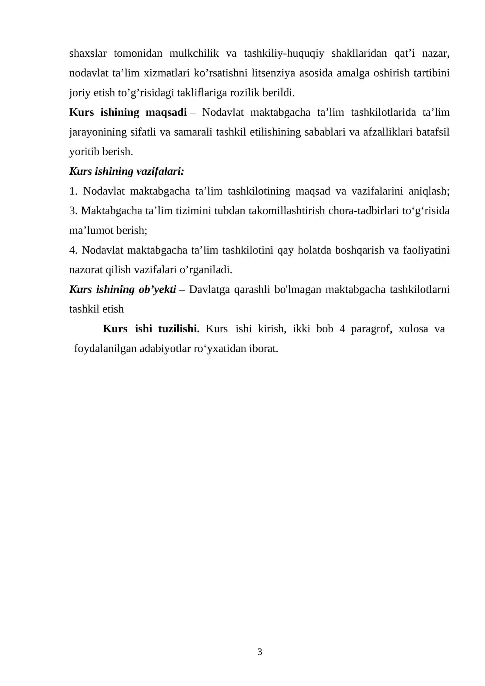 Nodavlat maktabgacha ta’lim tashkilotlari va ularni tashkil etish masalalari 3