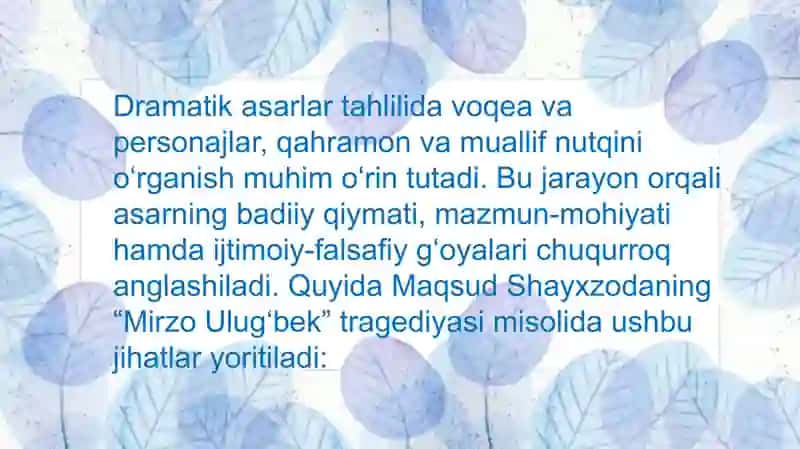 Mirzo Ulug‘bek tragedyasi 3