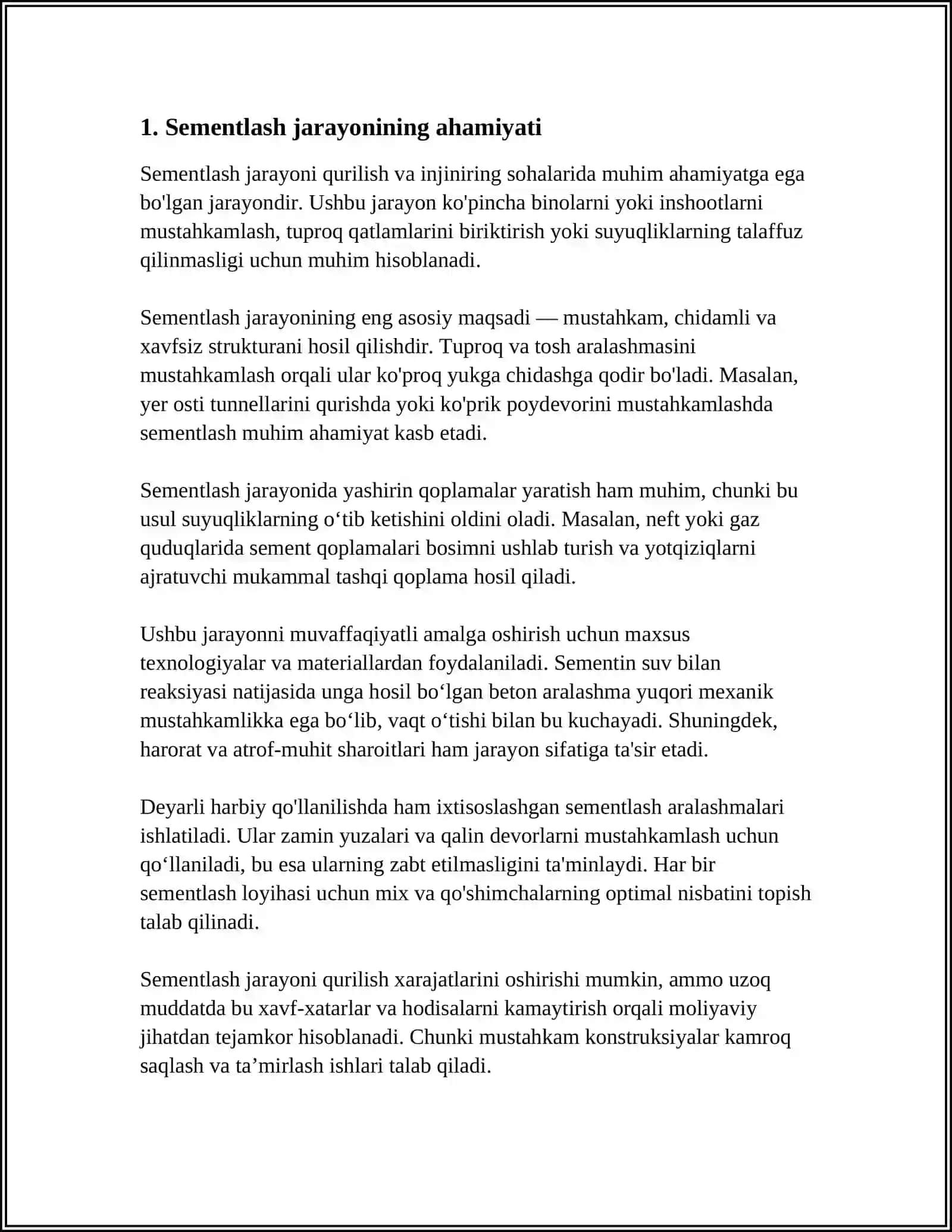 SEMENTLASH JARAYONI VA ULARGA TAYYORGARLIK ISHLARI 3
