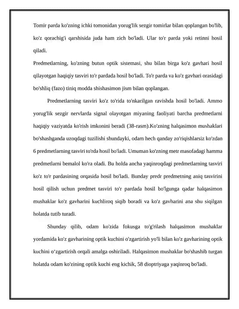 Ko'z optik sistemasi 3