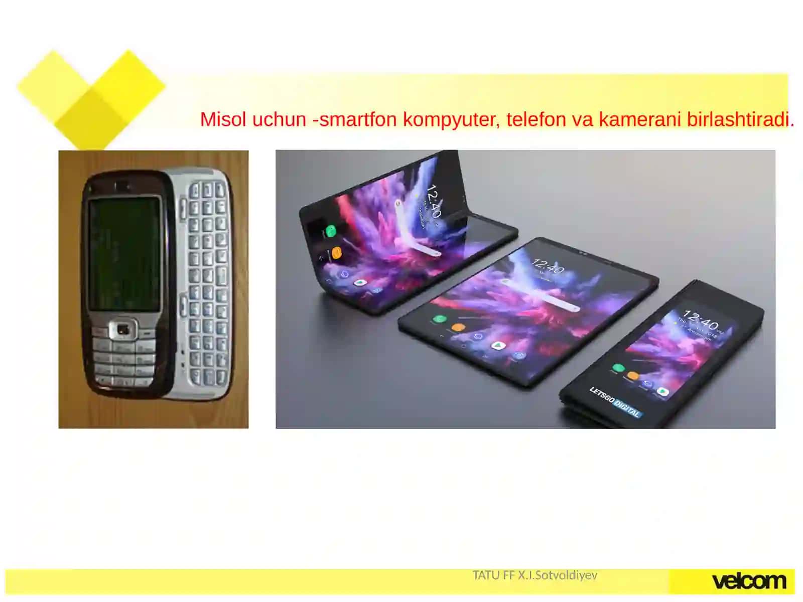 Zamonaviy kompyuter tarmoqlari, konvergent tarmoqlar, geterogen tarmoqlar. IoT, bulut va tuman texnologiyalari. Tarmoqlar va tarmoq ma'lumotlarini himoya qilish usullari va vositalari 3