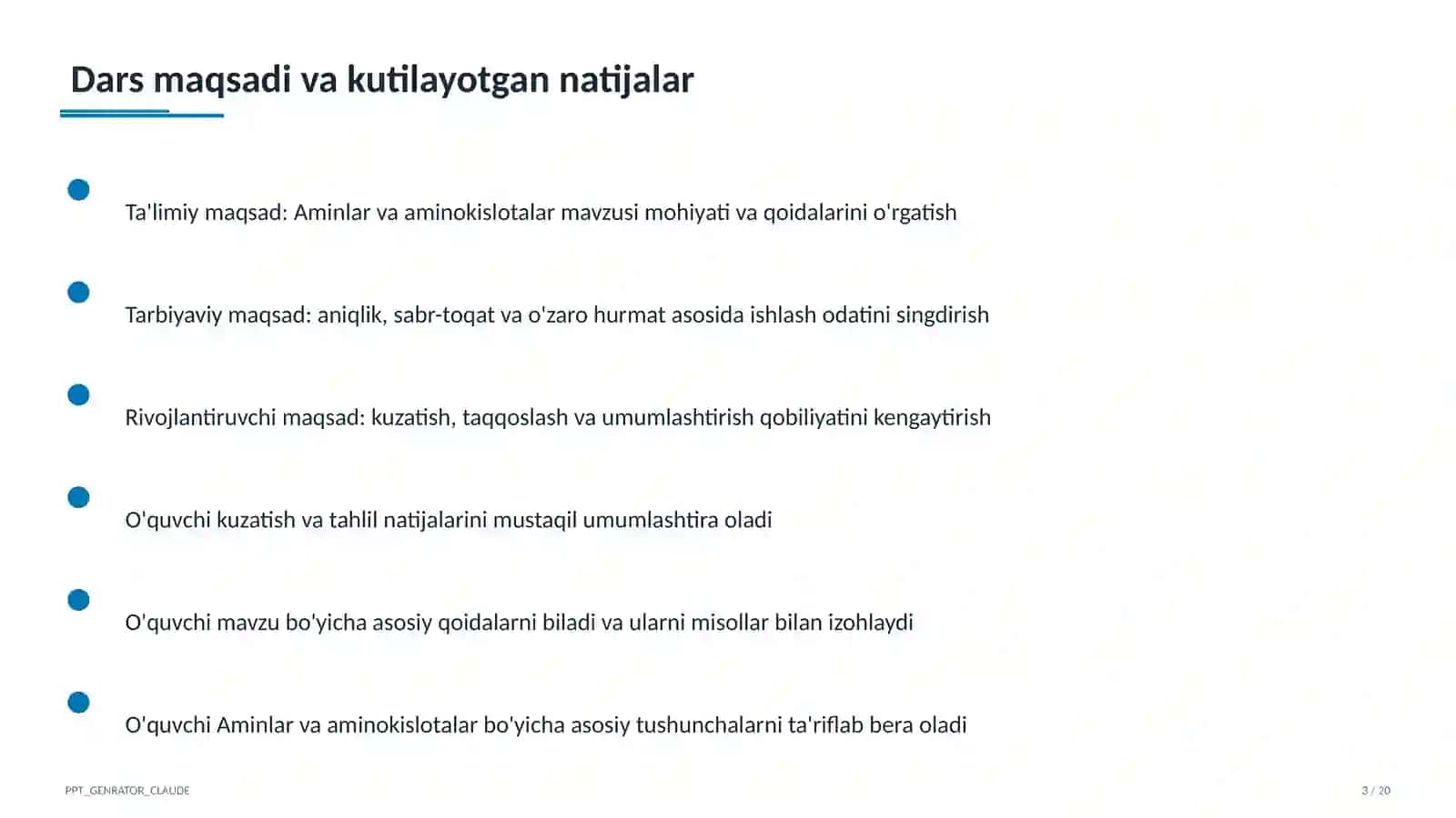 Aminlar va aminokislotalar (11-sinf) 3