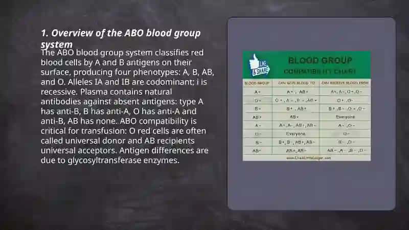 Blood Groups and Compatibility Rules 3