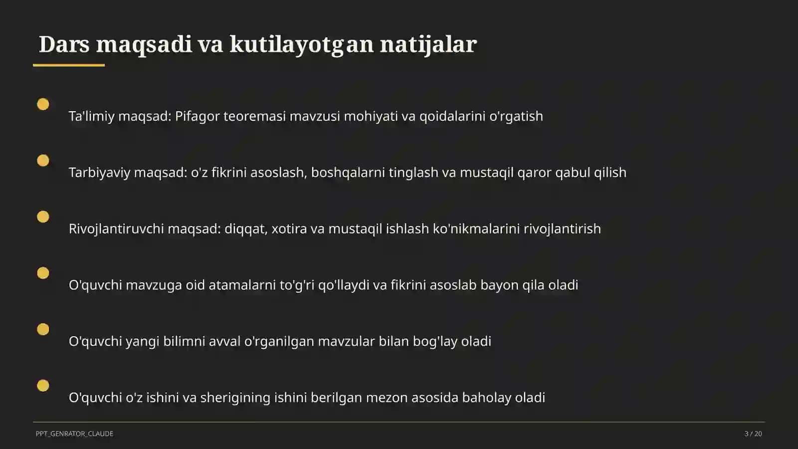 Pifagor teoremasi (8-sinf) 3