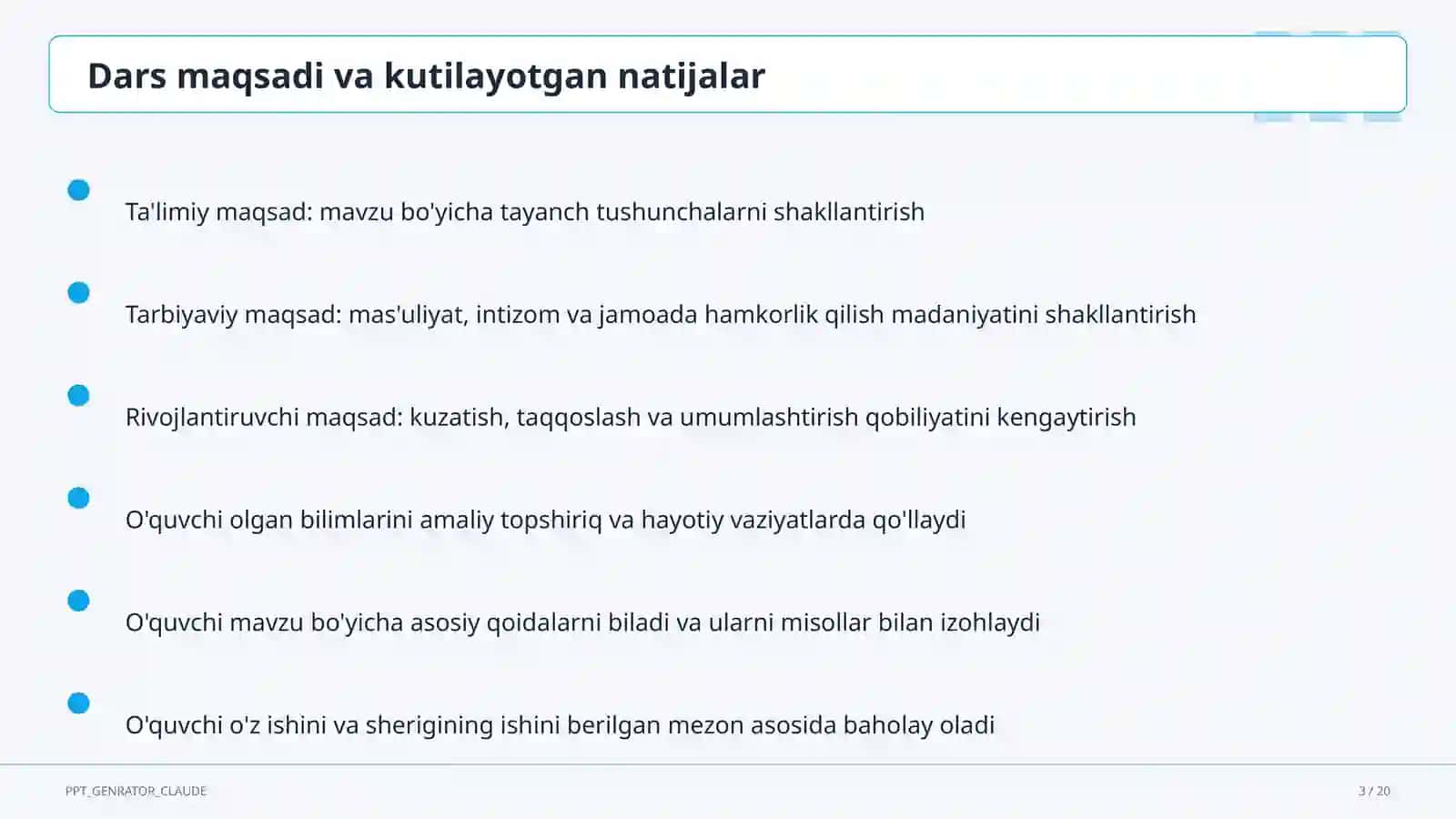 Oilaviy qadriyatlar va mas'uliyat (10-sinf) 3