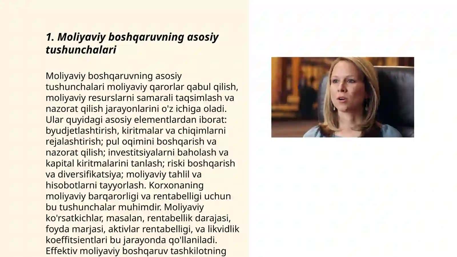 Moliyani boshqarishning mohiyati zarurligi va ahamiyati 3