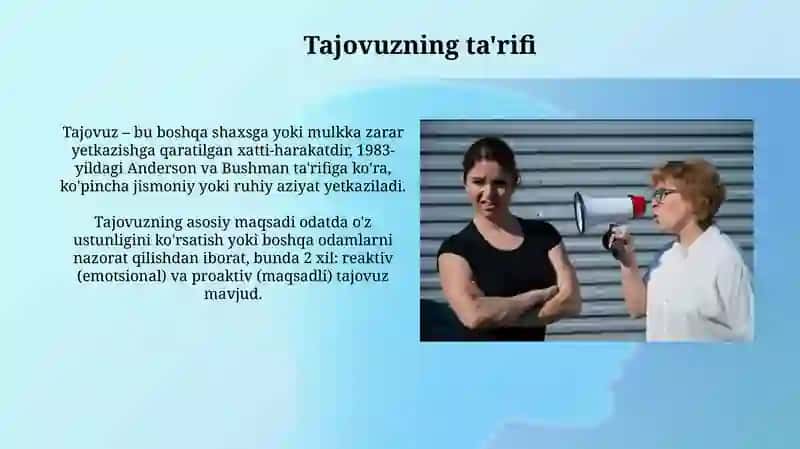 Tajovuzning Ta'rifi 3