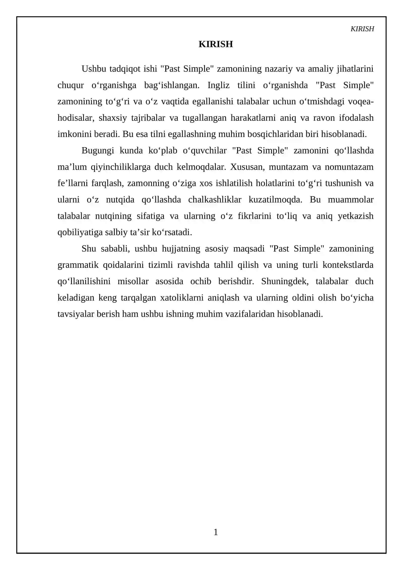 Past simple 3