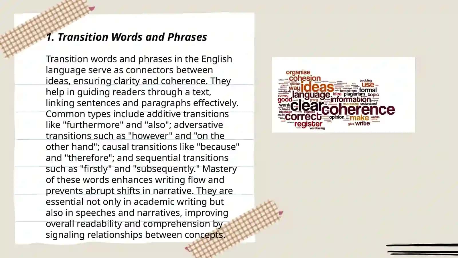 COHESION AND COHERENCE 3
