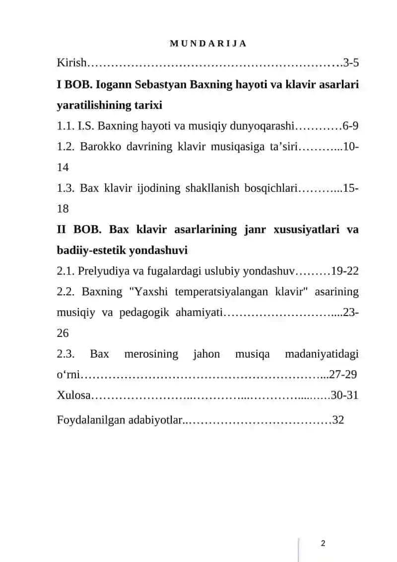 BAX KLAVIR  IJODI 3