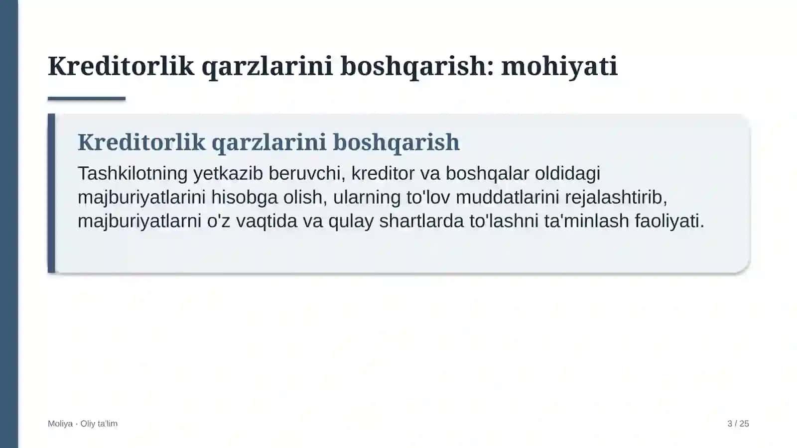 neft qazib olishda kreditorlik qarzlarini boshqarish 6156 3