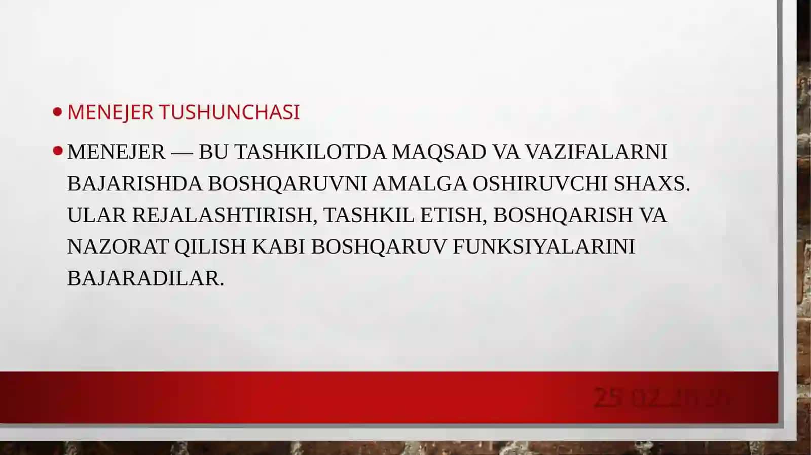 Menejerlarning turlari va darajalari 3