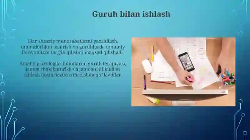 Amaliy psixolik mutaxassisligining faolyati 3