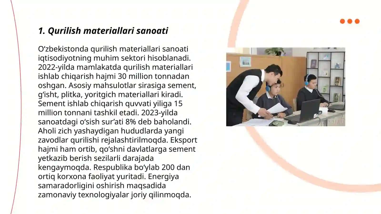 Qurilish-milliy iqtisodiyotning muhim tarmog'i 3
