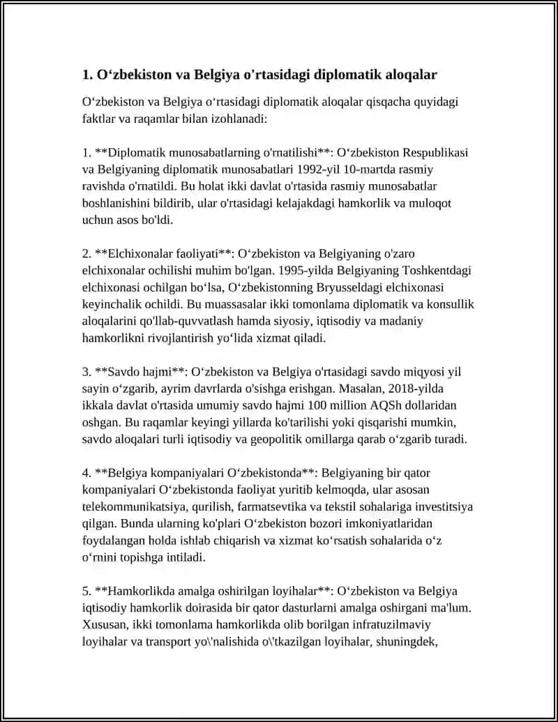 OʻZBEKISTON BELGIYA 3