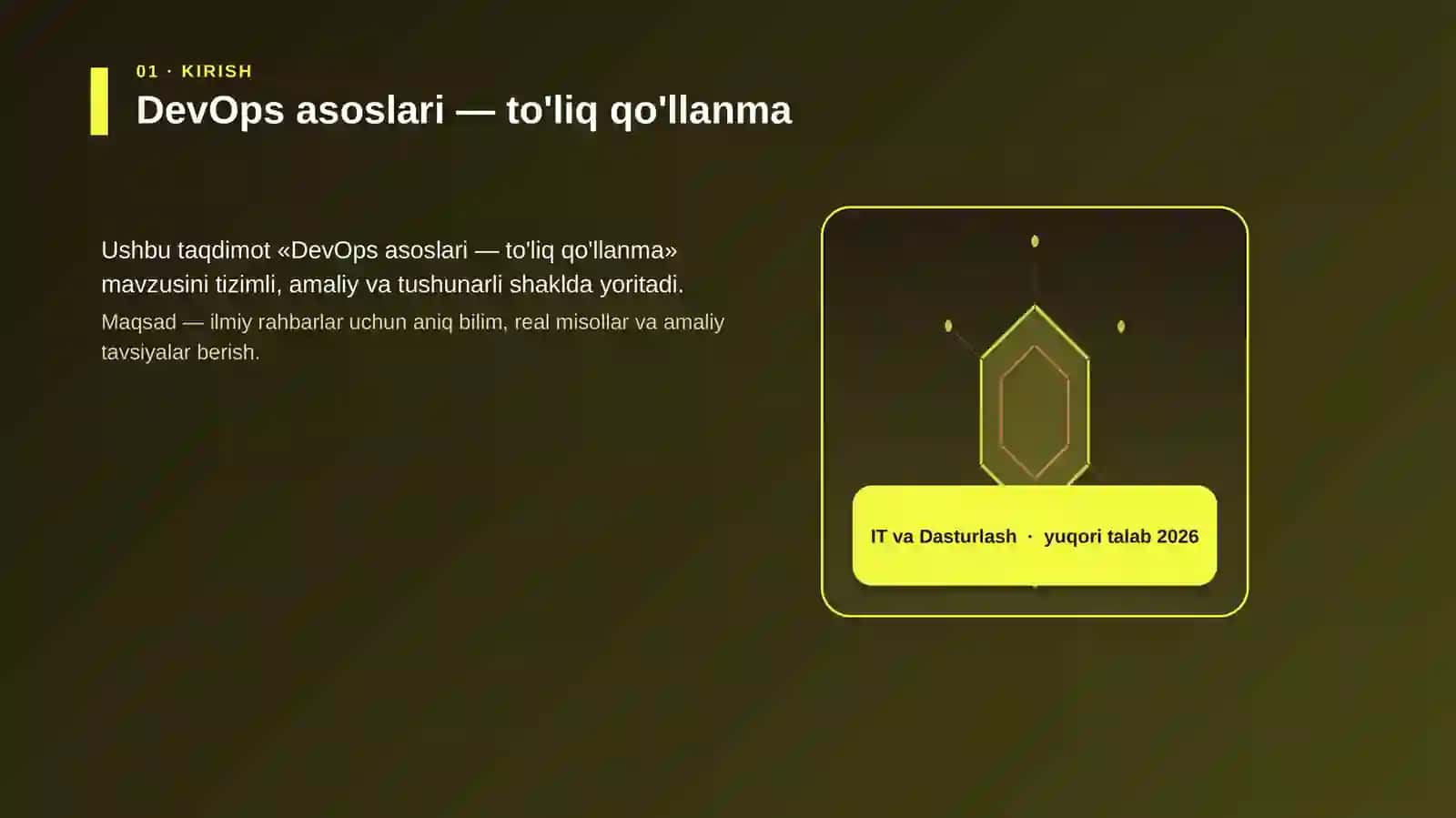 DevOps asoslari — to'liq qo'llanma 3