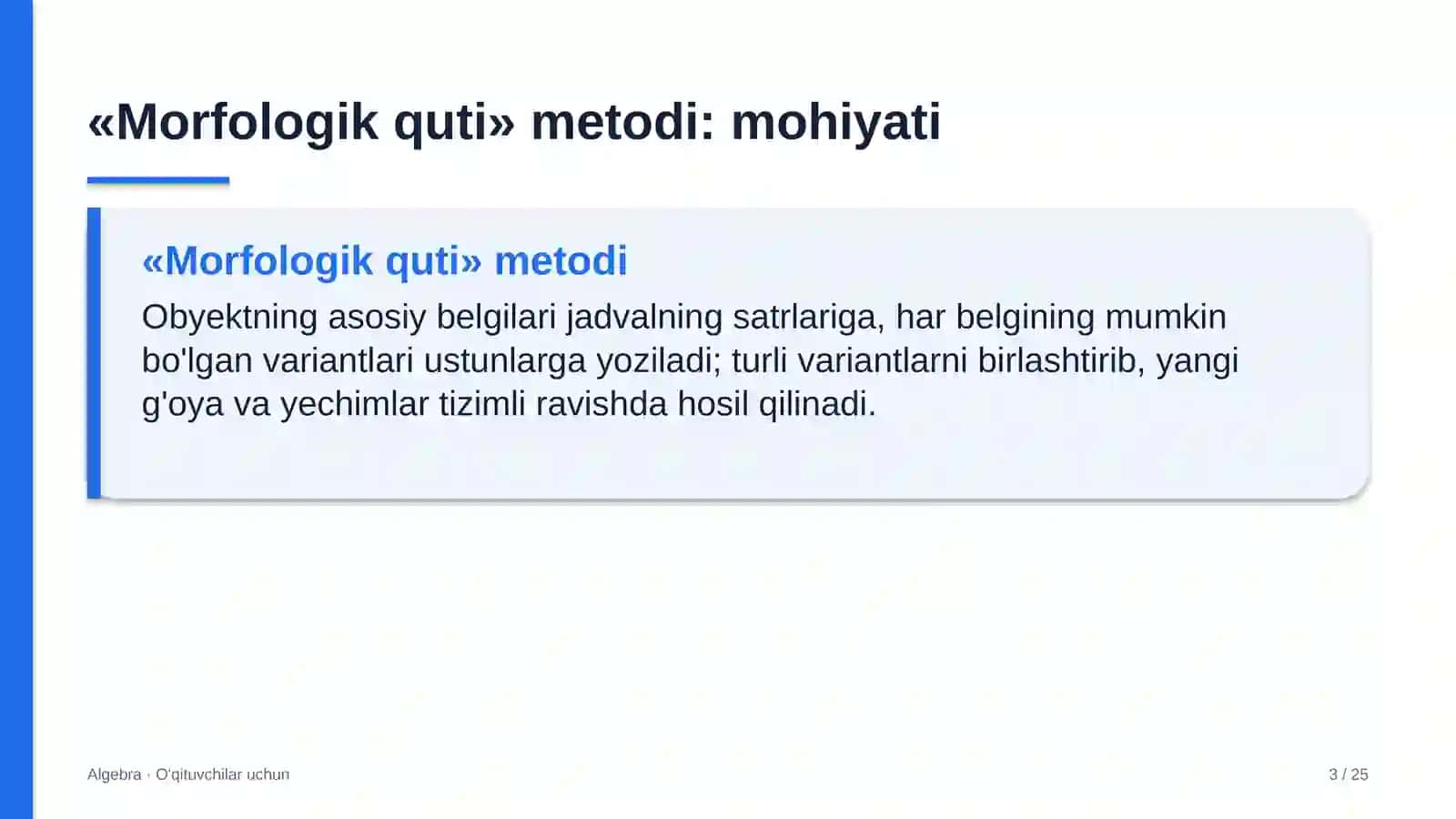 algebra darslarida morfologik quti metodidan foydalanish 1579 3