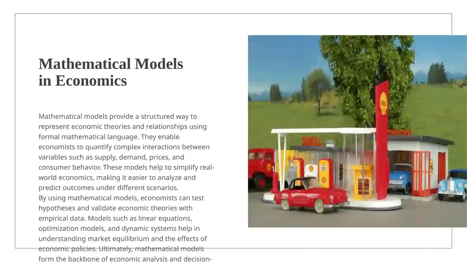 Mathematics in Economics and Business 3