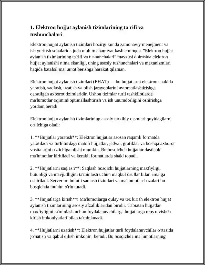 Elektron Hujjat Aylanish Tizimlari 3