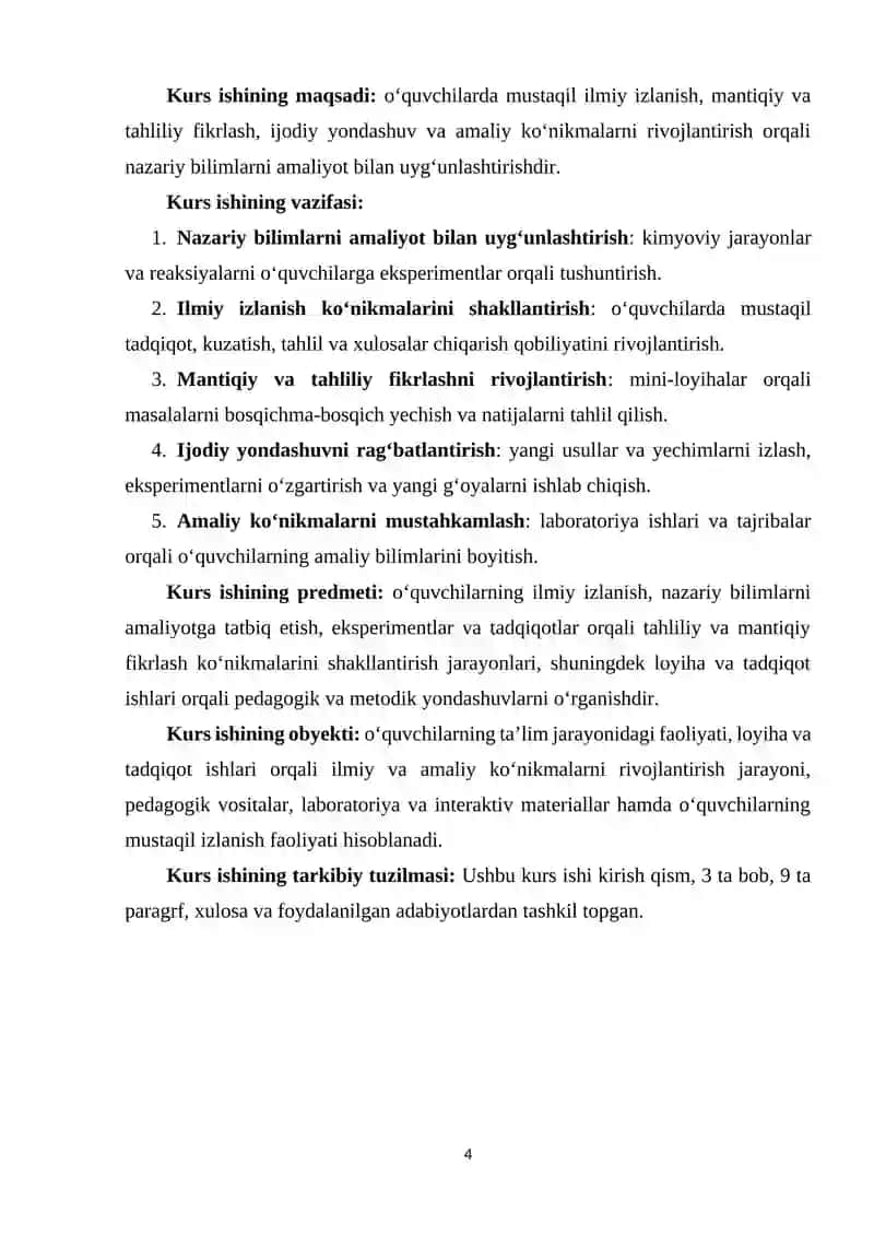 Mini-loyihalar va tadqiqot ishlari 3