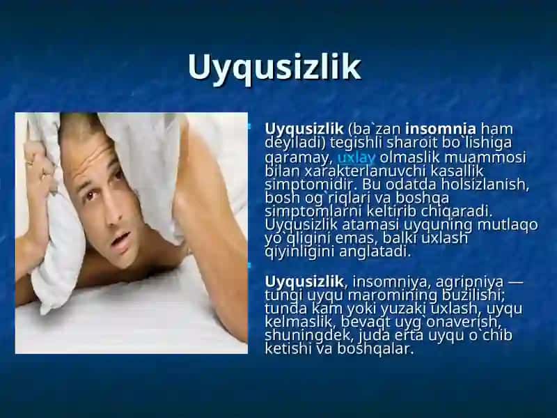 Dissomniyalar 3